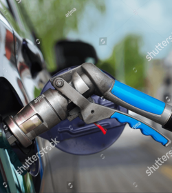 Flüssiggas-Zapfsäule einer LPG-Tankstelle (C) Shutterstock, Arjma